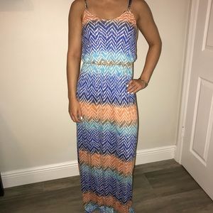 Colorful maxi dress